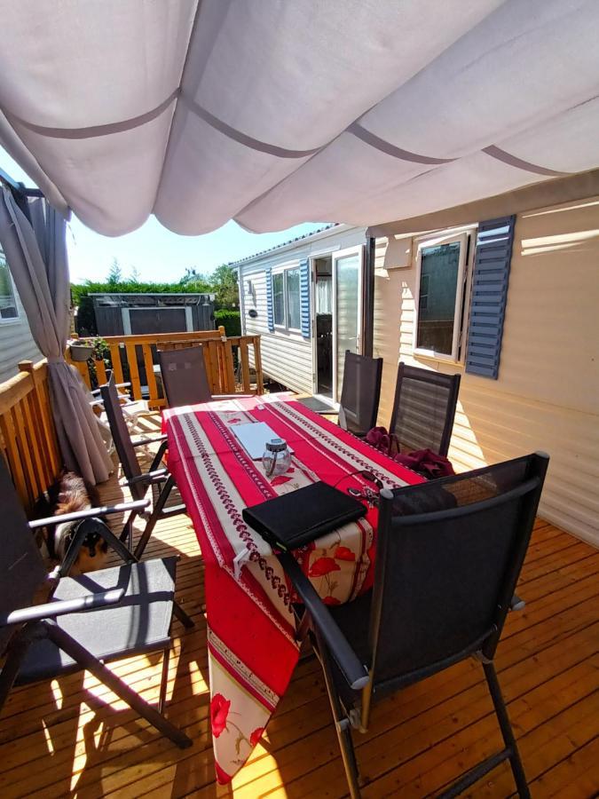 La Chanterie Agreable Mobil-Home Residentiel Normand Сен-Пер-сюр-Мер Экстерьер фото